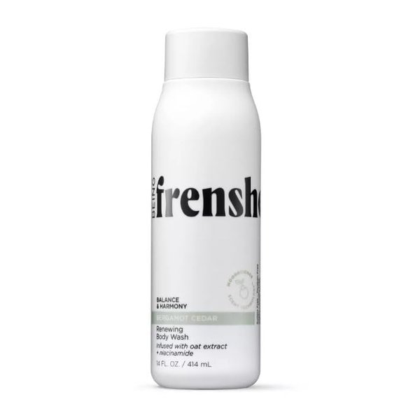 Being Frenshe Renewing and Hydrating Body Wash with Niacinamide - Bergamot Cedar - 14 fl oz