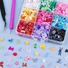 editTime 630PCS 3D Mixed Nail Art Charms Kit, Resin Camellia Rose Flower Butterfly Bow Moon Heart Star Bear Snake Hollow Pearl Big Nail Charm with Nail Charm Glue and Pickup Tools (A1-9Grids)