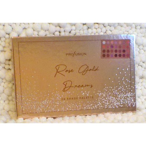 PROFUSION COSMETICS Profusion Rose Gold Dreams Eyeshadow Palette, 28 Shades