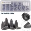Fishing Weights Kit 83pcs Bullet Fishing Weights for Bass Fishing Texas Rigs Worm Weights Fishing Sinkers Freshwater Saltwater Fishing Tackle