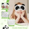 my novel things Cooling Eye Mask and Plush Sleep Mask for Girl Woman 2PCS, Cute Animal Sleeping Mask Soft Blindfold Cold Warm Eye Compress Gifting for Home Spa, Office, Morning Refreshment, Travel