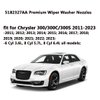 5182327AA Premium Wiper Washer Nozzles Fit for Dodge Challenger/Charger 2011-2017 | Chrysler 300 (2011-2023), Windshield Washer Fluid Jet Nozzle | Easy to Install | 2 Pack, Ref 68260029AA, 58147