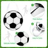Aoriher 158 Pcs Soccer Party Favors Set Bulk Sport Non Woven Gift Bags Slap Bracelets Mini Bouncy Balls Toy Whistle Keychains Sticker Stampers for Sport Party Supplies(Soccer)
