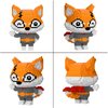 Larcele Animal Series Micro Building Blocks Animal Set, DIY Mini 3D Building Toy Bricks,1384 Pieces KLJM-07 (Little Fox)