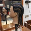 SOPHIRE 16" 100% Real Hair Mannequin Head with stand, Hairdresser Cosmetology Mannequin Manikin Training Practice Doll Head for Braiding Hairstyling - Black