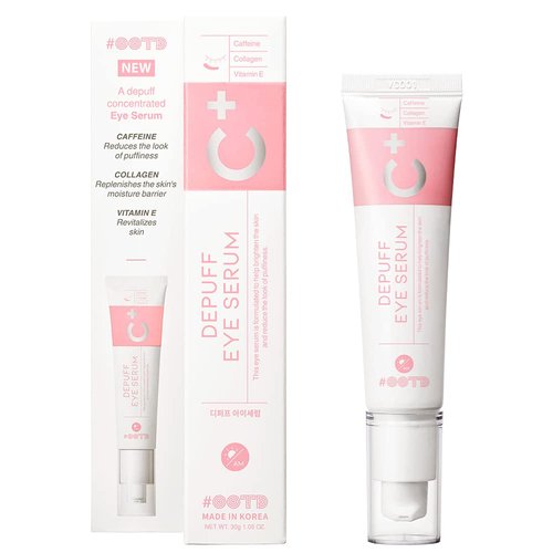 Caffeine Eye Cream Serum For Dark Circles and Puffiness, Eye Bag Treatment for Men & Women, Caffeine, Collagen, Vitamin E, Korean EVE Vegan Facial Serum Under Eye 30g