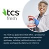TCS Fresh Dental Appliance Cleaner - 24 Count - Professional Strength Concentrated Cleaner for Flexible Partials - Retainer Cleaner, Denture Cleaner, and Dental Night Guard Cleaner