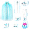 Princess Dress Up for Kid 3 4 5 6 Years Old,Toddler Girls Toys Princess Cape Set for Girls Ages 3-8 4-7,Pretend Play Fairy Dress Party Costume Gifts for Birthday,Christmas,Thanksgiving & Role Play