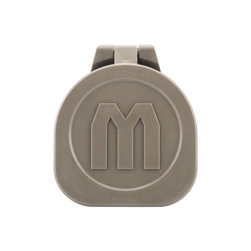 Monstrum Rubberized Flip-Up Rifle Scope Lens Covers (Objective Lens | 49-55 mm/1.9-2.1 inch Diameter | Flat Dark Earth)