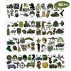 Military Camo Temporary Tattoos - Memorial Day 80PCS Camouflage, Veterans Day Themed Stickers for Kids Birthday Party Supplies, Decorations, Favors and Prizes - Cute Gifts for Boys and Girls