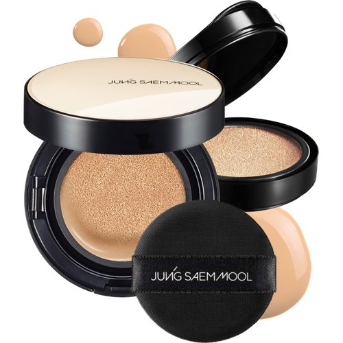 [JUNGSAEMMOOL OFFICIAL] Essential Skin Nuder Cushion (Light) | Refill Included | Natural Finish | Buildable Coverage | Makeup Artist Brand | Cream Foundation