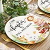 Whaline 96Pcs Storybook Baby Shower Party Supplies For 24 Guests A New Chapter Will Begin Soon Book Disposable Tableware Set Paper Dinnerware 48Pcs Plate 24Pcs Napkin Fork For Party Table Decor