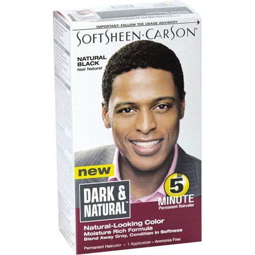 Dark and Natural 5 Minute Permanent Hair Color, Natural Black 1 ea (Pack of 9)