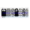 Cartoon Black & White Set 2 Nail Art Wraps Decals Nail Art Transfer Stickers Set of 14