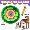 AWOOF Snuffle Mat for Dogs, Interactive Dog Puzzle Toy for Puppy Small Medium Dogs Enrichment Foraging Feeding Game Sniff Mat Toys, Mental Stimulation & Stress Relief