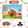 ASTARON Pin The Hat on Turkey Thanksgiving Pin The Tail Party Games Activities for Kids 36 Stickers Fall Festival Kids Birthday Family Party Games