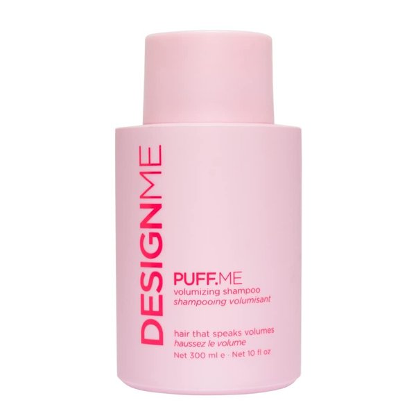 PUFF.ME Volumizing Shampoo by DESIGNME | Adds Body, Bounce & Volume for Fuller, Thicker Hair| For Fine & Medium Hair | Boosts Shine | Color-Safe, Lightweight Formula | Vegan, Paraben & Sulfate Free
