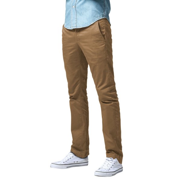 Match Men's Slim Fit Straight Leg Casual Pants (32, 8036 Khaki)