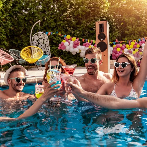 30pcs Bridesmaid Proposal Gifts Set with Bridesmaid Scrunchies Square Hair Claw Clip and Bachelorette Heart Sunglasses Girls Gift for Wedding Party Bachelorette Cam Party Favors (White&Green)