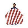 King Midas Vintage American Flag Barber Cape American Flag Hair Stylist Cape