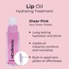 MCoBeauty Lip Oil Hydrating Treatment, Pink Lady, Moisturizing Shine for Naturally Beautiful Lips, Vegan, Cruelty Free Cosmetics