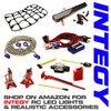 RC Model Alloy Machined Battery Tray Designed for Axial 1/10 SCX10 III Off-Road Crawler