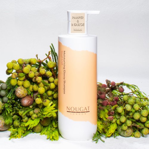 NOUGAT Moisturising Glossy Shampoo, Deep Repair & Nourish with Amino Acid and Vitamins, for Dry and Damaged Hair, SLS & Paraben Free