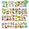 Generic Reptile Temporary Tattoos Birthday Party Supplies Favors Decorations Super Cute 96PCS Fake Tattoos Stickers for Boys Girls School Classroom Rewards Gifts Ideal Halloween