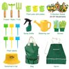 Kids Gardening Set, Garden Tools for Kids Include Rake,Fork,Trowel, Hat ,Watering Can,Gloves,Tote Bag,Plant pots, DIY Bookmark Kits for Toddler Boy Girl