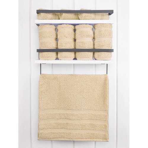 American Soft Linen Luxury Hand Towels for Bathroom, 100% Cotton Turkish 4 Piece Hand Towel Set, 600 GSM Hand Face Towels for Kitchen, Beige Hand Towels