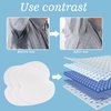 50 Pcs Underarm Sweat Pads, Armpit Sweat Pads for Women and Men, Disposable Underarm Pads for Sweating Women Comfortable Unflavored Non Sweat Armpit Protection (5.1 * 3.54 inch, 50)