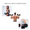 uncakil 2 Pairs Dumbbell Collars 1 inch Dumbbell Hex Nut 1 inch Barbell Collar Clamps Weight Clips for Dumbbells,Spinlock Collars for 1 Inch Standard Barbells Bars Sports Weight Lifting Fitness