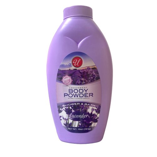 Absorbent Body Powder Pure Cornstarch Lavender Shower & Bath 10 oz. (1 Pack)