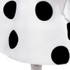 Dressy Daisy White Black Polka Dot Party Dress with Mouse Ears Headband for Girls Halloween Costumes Birthday Christmas Outfits Size 10