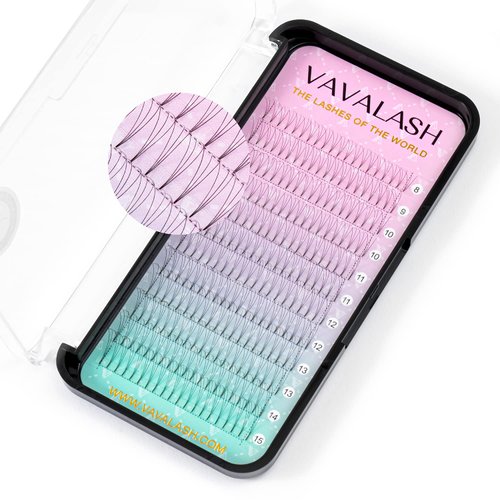 Eyelash Extensions 3D 4D 5D 6D 7D 10D Thickness 0.05/0.07/0.1 C/D Curl Eyelashes Short Stem heat bonded Premade Fans Russian Volume Pre-fanned Lash Extensions Supplies (3D-0.10-C-8-15mm)