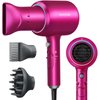 Wavytalk Negative Ions Hair Dryer Professional 1875 Watt Blow Dryer with Concentrator Diffuser and Nozzle Comb Fast Drying Light and Quiet with Ceramic Technology for All Hair Types Hot Pink