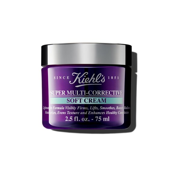 Kiehl's Super Multi-Corrective Soft Cream, Anti-aging Face Moisturizer for Oily/Combination & Sensitive Skin, Restores Firmness, Improves Elasticity, Reduces Fine Lines - 2.5 fl oz