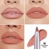 lip liner pencils, Modern Classic Lip Liner, Lip Liner Pigmented Vegan Matte, Lasting Finish Lip Liner, Luxurious Creamy Long Lasting Lip Liner, Prevents Feathering and Fading (06#Peach Red, 1)
