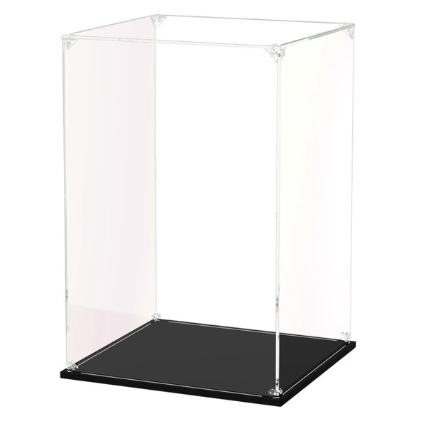 Clear Acrylic Display Case Self Assemble Display Case for Collectibles Acrylic Display Box Alternative Glass Case for Action Figures Doll Toys (7x7x11.8inch,18x18x30 cm)