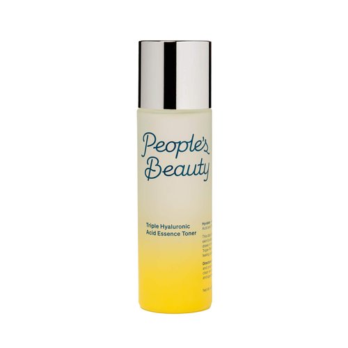 People's Beauty Essence Facial Toner and Serum - Made with Triple Hyaluronic Acid and Triple-Plant Moisture Complex for Hydrated, pH Balanced Skin, Vegan & Cruelty-Free, 4 Fl Oz