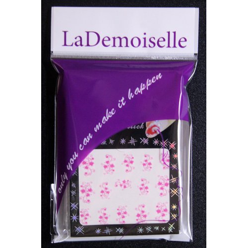 Nail Art Water Slide Tattoo Stickers Decals Delicate Feathers, Flowers & Butterflies for an Elegant Manicure 10 - Pack/LDIV/