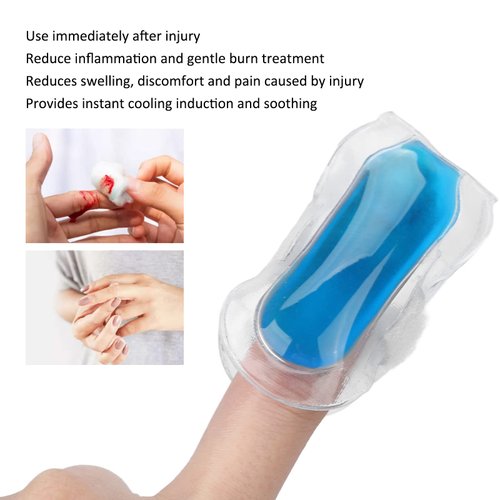 Finger Reusable - Finger Gel Wrap - Hot & Cold Compress for Finger, Sports Injuries, Arthritis & Swelling - Heat & Cold