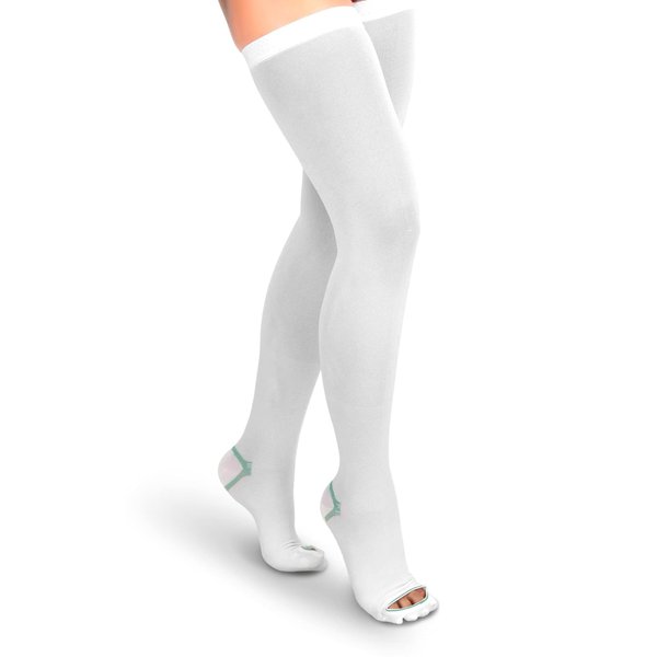 Compression Stockings Thigh High, Unisex Ted Hose Socks, 15-20 mmHg Moderate Level (m)