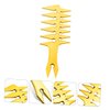 Beavorty 1pc Double-sided Hairdressing Comb Styling Comb Plastic Comb Oil Hairdressing Comb Hairdressing Accessory Portable Comb Hair Salon Supplies Retro Hairstyle Comb Durable Comb