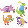 Playside Creations Dinosaur Dress Up Foam DIY Craft Kit for Kids - 1 Kit (Makes 12)