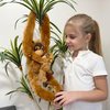 Forest & Twelfth Kids Mom and Baby Hanging Orangutan, 18" Stuffed Plush Animals for Kids, Cute & Huggable Stuffed Zoo Animals Ideal for Nursery Room Décor, (18'' Mom & Baby Orangutan)