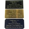 Custom Personalized Engraved Brass/Aluminum Name Plate Plaque Art Label Tag Gift Trophy 2x4 / 2x6 / 3x6 inch