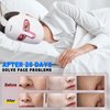 7-in-1 Color LED Face Mask Light Therapy, Blue and Red Light Therapy Mask for Face, at-Home Photon Skin Care Beauty Mask with Eye Pads