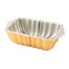 Nordic Ware Classic Fluted Loaf Pan, 6 Cup, Gold