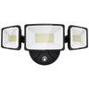 Onforu 60W LED Dusk to Dawn Security Lights, 6000LM Exterior Flood Light, IP65 Waterproof Outdoor 3 Adjustable Heads Photocell Lights Fixture, 6500K White Floodlights for Garage, Patio, Yard
